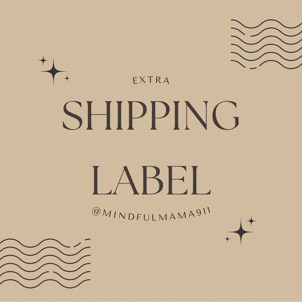 Live Show - Extra Shipping Label